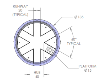 Custom Radial Arm Water Maze