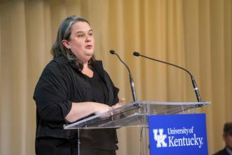 SK O'Brien presents “Manufacturing and Design in Kentucky: Kentucky Historical Archives Research.”