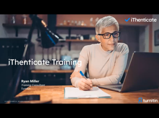 iThenticate training