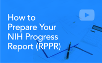 How to Prepare Your NIH Progress Report (RPPR)